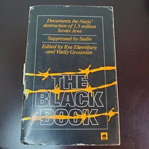 The Black Book ed. Ilya Ehrenburg Soviet Jew WW2 1981 Paperback